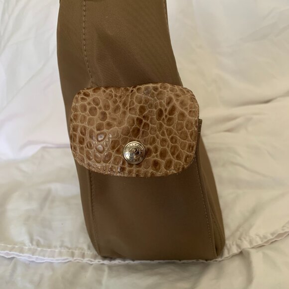 Longchamp Beige/Brown Shoulder Bag - Picture 3 of 4